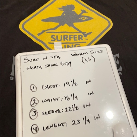 Surf N Sea Women’s Black Pullover Hoodie Size XS - Picture 9 of 9